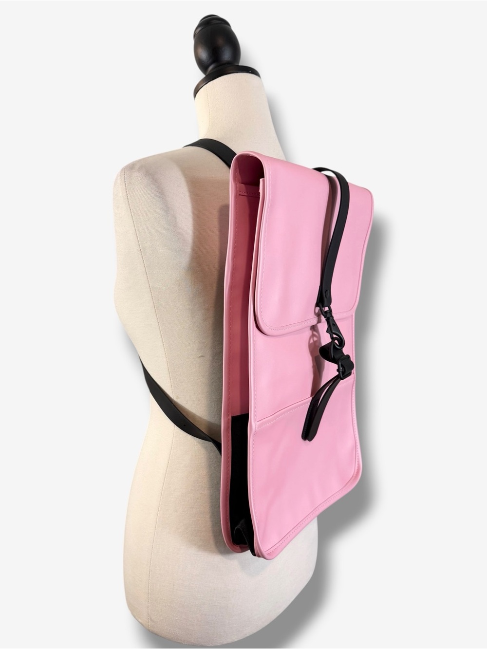 NWT Rains Pink Mini Backpack Waterproof Water Repellent Outdoor Sporty Hiking